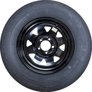 205x75x15 Black Spoke 5x4.5 Lug Combo