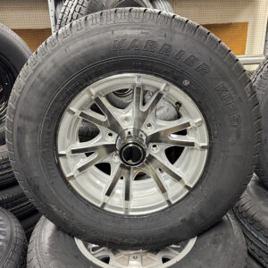 Aluminum Trailer Wheel Combo 6 Lug 225/75/15 Tire Set of 4 - T236HS
