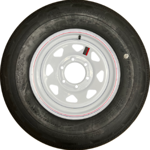 225x75x15 White Spoke 6x5.5 Lug Combo