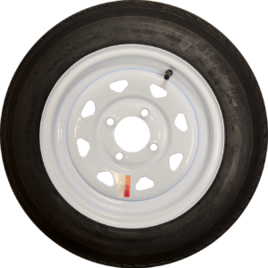4.80x12 Spoke White 4x4 Lug Combo