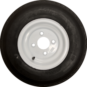 4.80x8 Solid White 4x4 Lug Combo