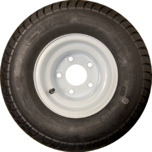 18.5x8.5x8 White Solid 5x4.5 Lug Combo