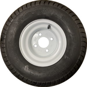 18.5x8.5x8 White Solid 4x4 Lug Combo