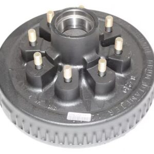 Dexter Hub Drum with Studs and Races Only - #42 Spindle - Grease Lube - 5.2K - 8 on 6.5" Bolt Pattern - 008-219-13