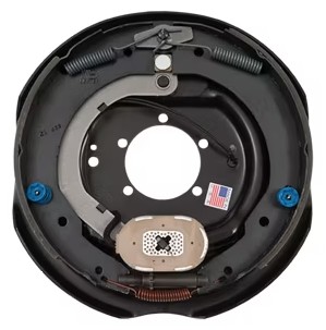 Dexter 7,000LB - 12" x 2" Manual Adjust Electric Drum Brake Assembly Complete - Right Hand - 5-Bolt Mount - 023-181-00