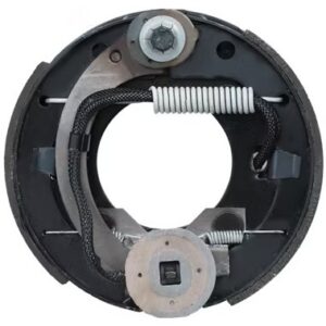 Dexter 2,200LB - 7" x 1-1/4" Manual Adjust Electric Drum Brake Assembly Complete - Left Side - 4 Bolt Mount - K23-047-00