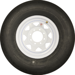 235x85x16 White Spoke 8x6.5 Lug Combo