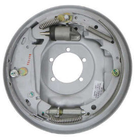 AxleTek 12" X 2" LH Hydraulic Brake Assembly - Free Backing - Left Side - 5.2K, 6.0K, 7.0K Axles - Dacromet Coat - B12H-73