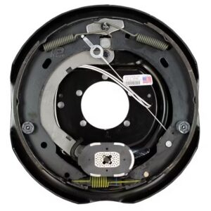 Dexter 6,000LB - 12" x 2" Nev-R-Adjust Electric Drum Brake Assembly Complete - Left Side - 4-Bolt Mount - K23-458-00